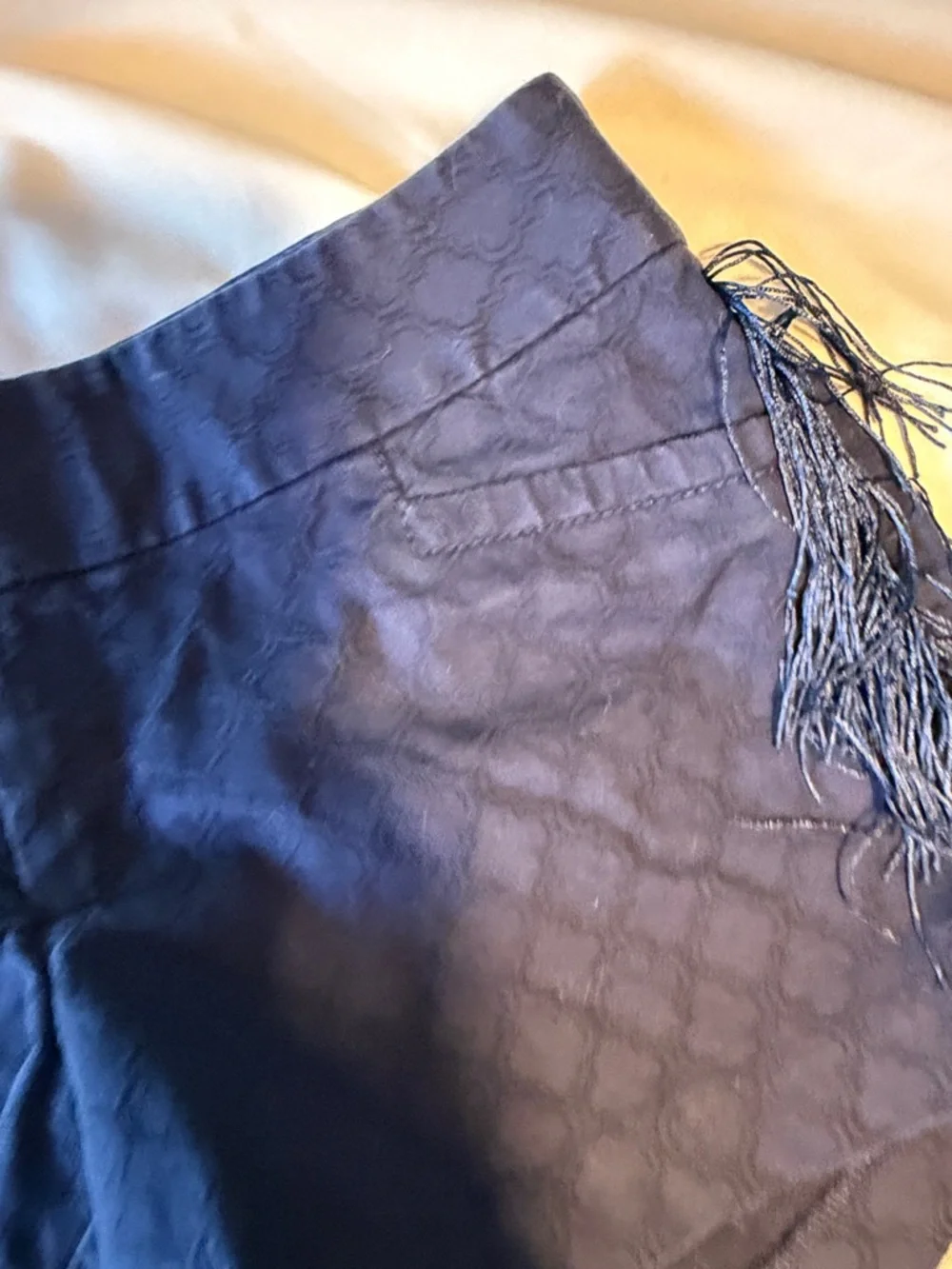 Lilly Pulitzer Navy Fringe Jacquard Skort Shorts